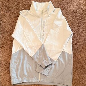 Under Armour Women's Two-Tone Puffer Jacket - Light Gray and White